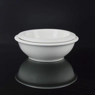 汤古碗 创意时尚环保安全圆形瓷碗 纯色中式日用百货餐具厂家直销